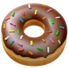 Эмодзи пончика на Apple