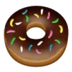 Эмодзи пончика на Samsung