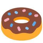 Эмодзи пончика на Twitter