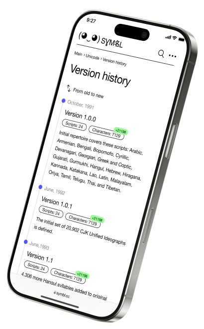 Мобильная версия SYMBL