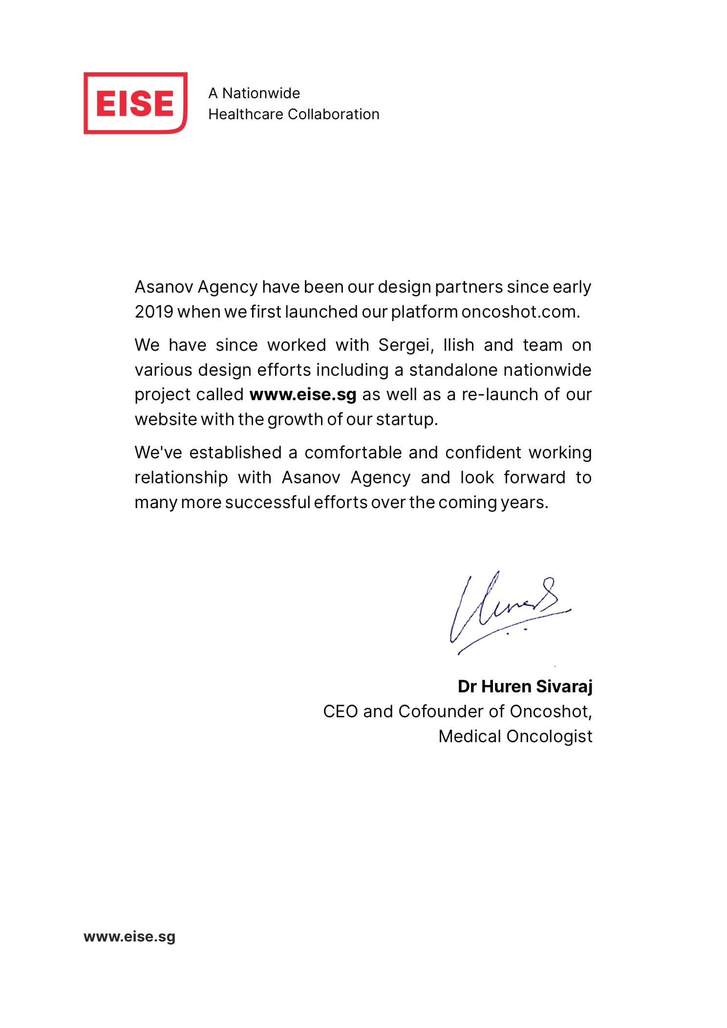 отзыв компании EISE