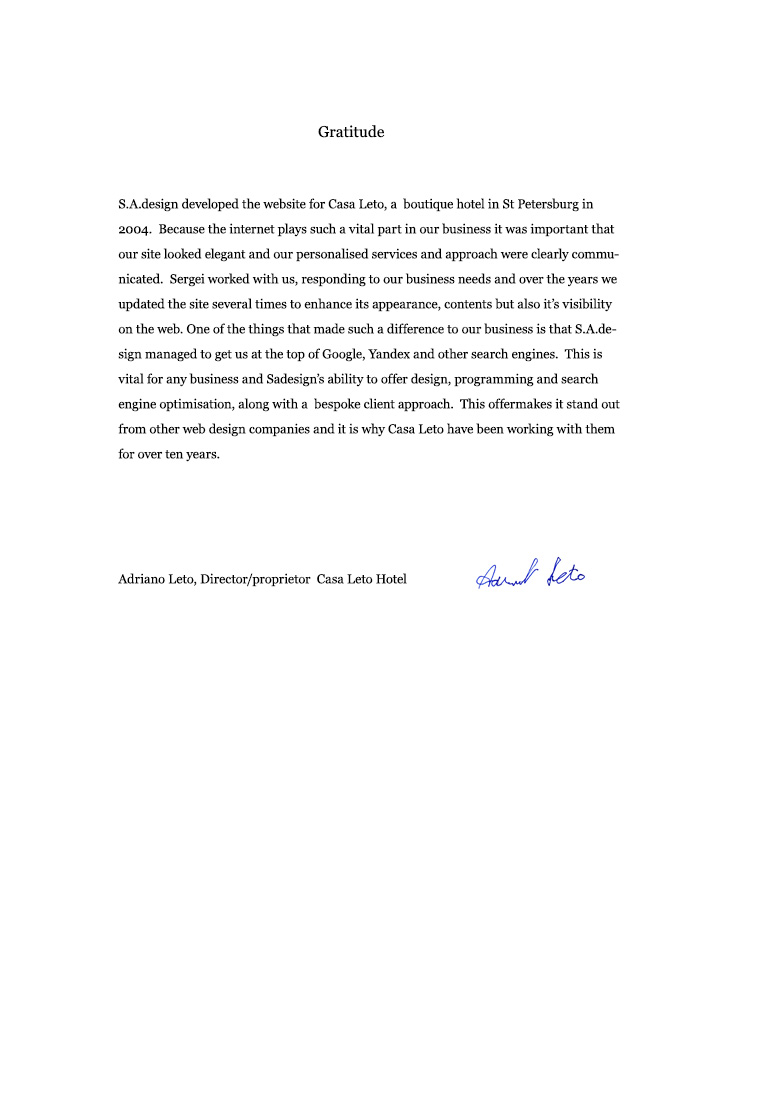 отзыв компании Leto Travel